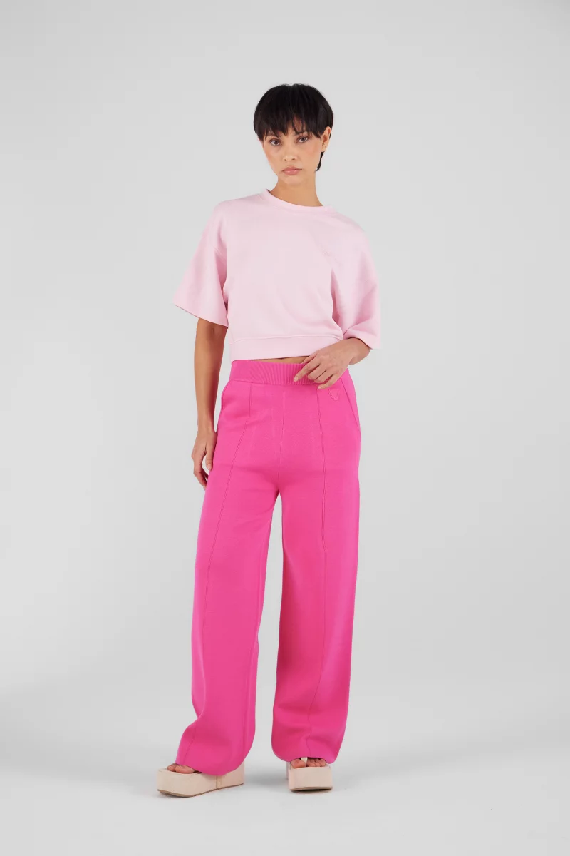 Pantalon ANNIE Gertrude – Coupe ample, taille élastiquée & patch signature