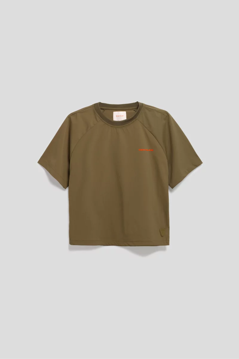 T-shirt avec print poitrine et lien deserrage Nenette