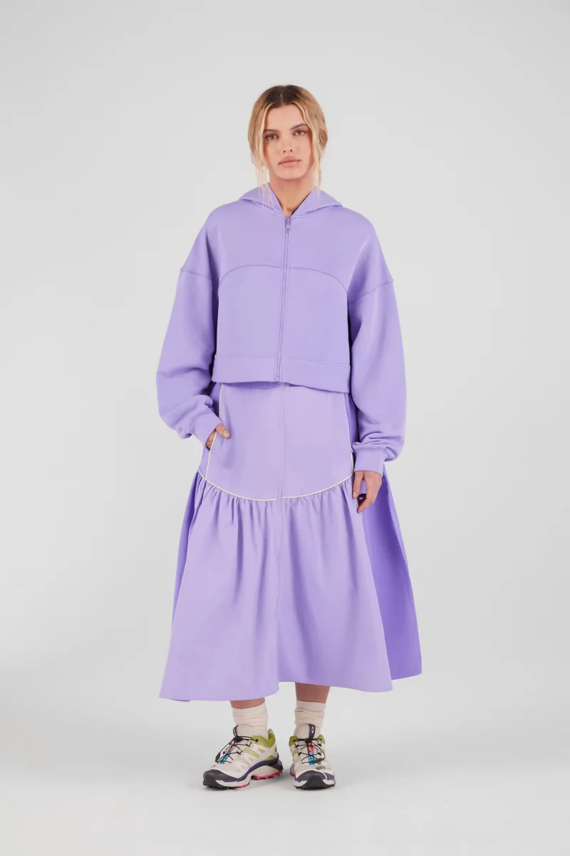 Jupe longue bicolore Judith