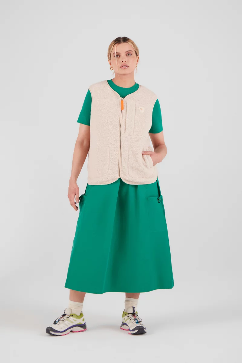 Unisex sleeveless jacket in sherpa Enzo Unisex sleeveless jacket in sherpa Enzo