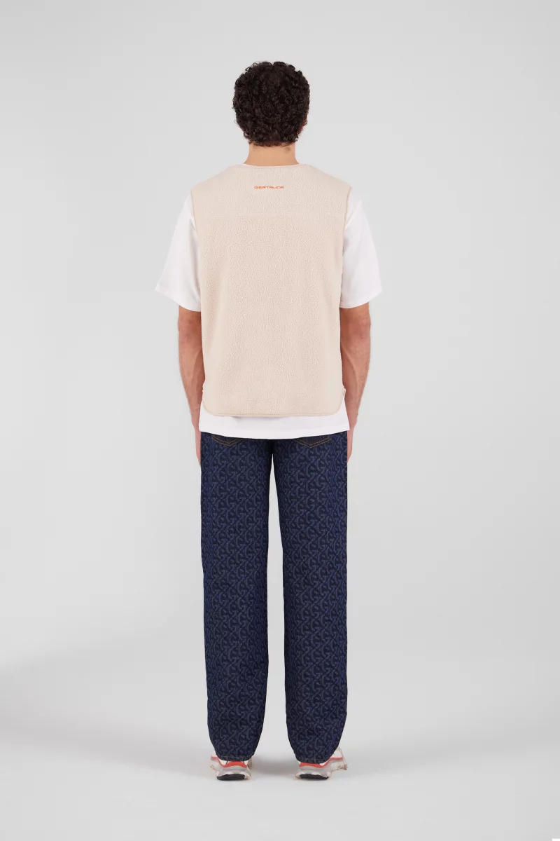 Unisex sleeveless jacket in sherpa Enzo Unisex sleeveless jacket in sherpa Enzo