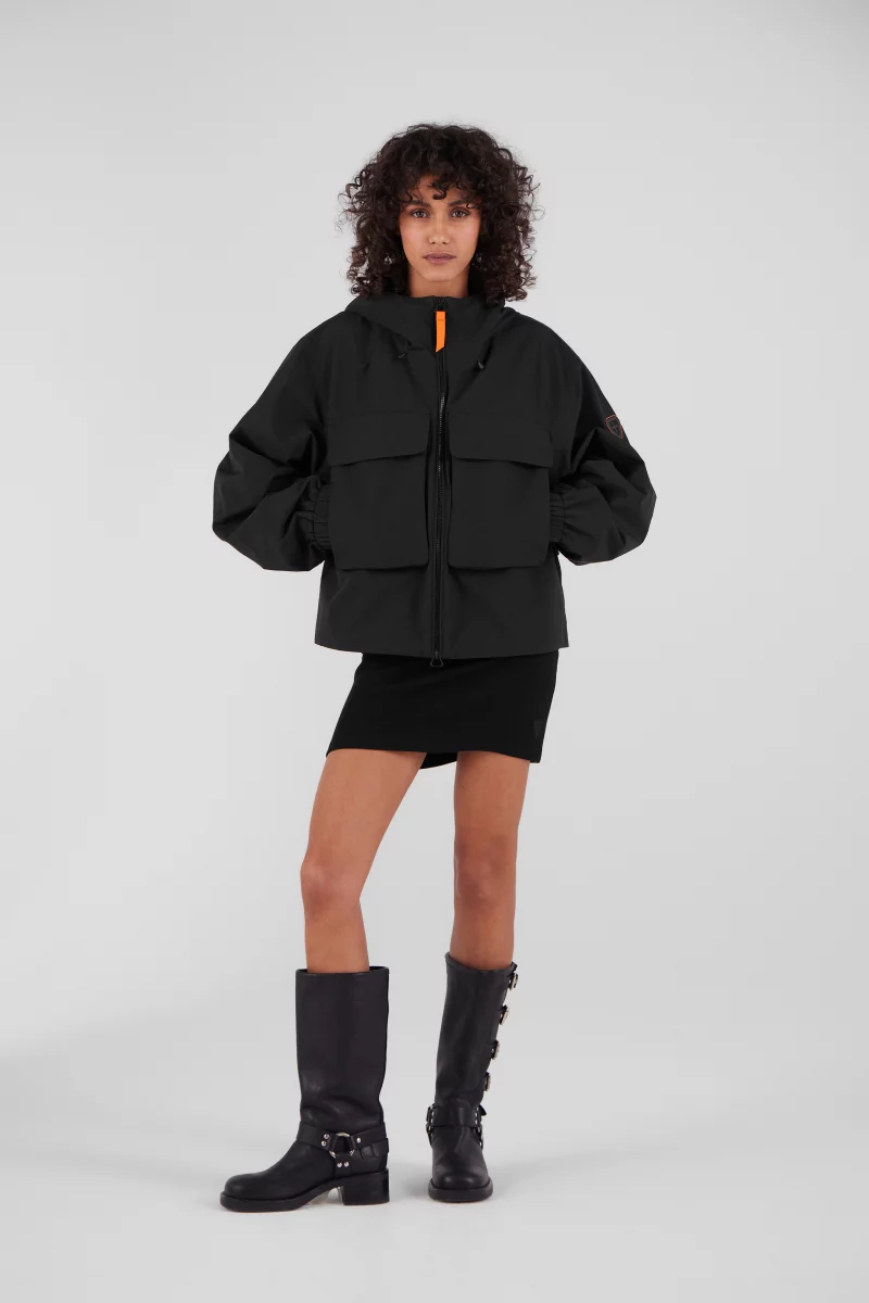 Windbreaker with patch pockets Chimene