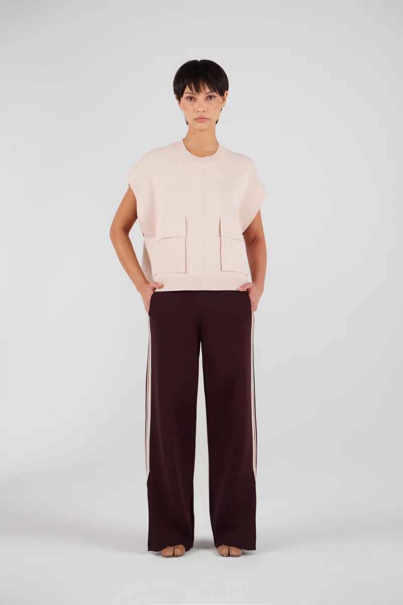 Pantalon en maille Irma