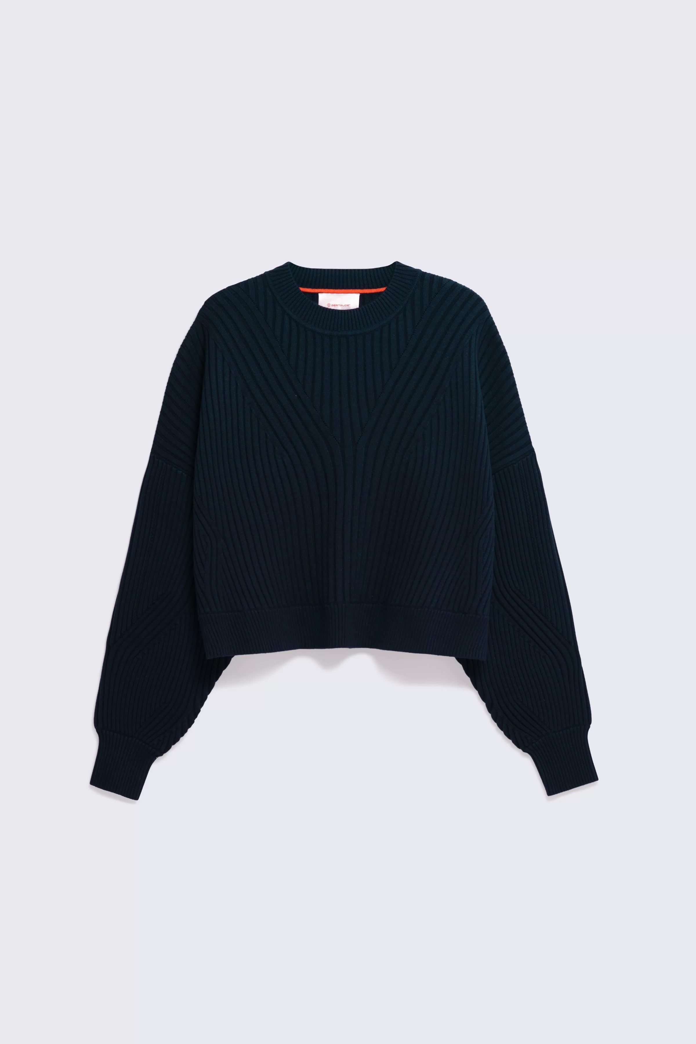 Pull court en maille côtelée Tabita night femme - - Gertrude
