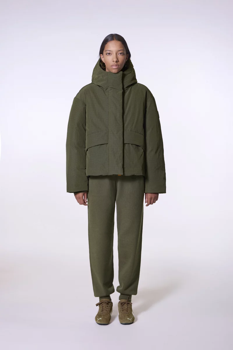 Doudoune technique en ripstop ajustable Soline khaki femme - - Gertrude