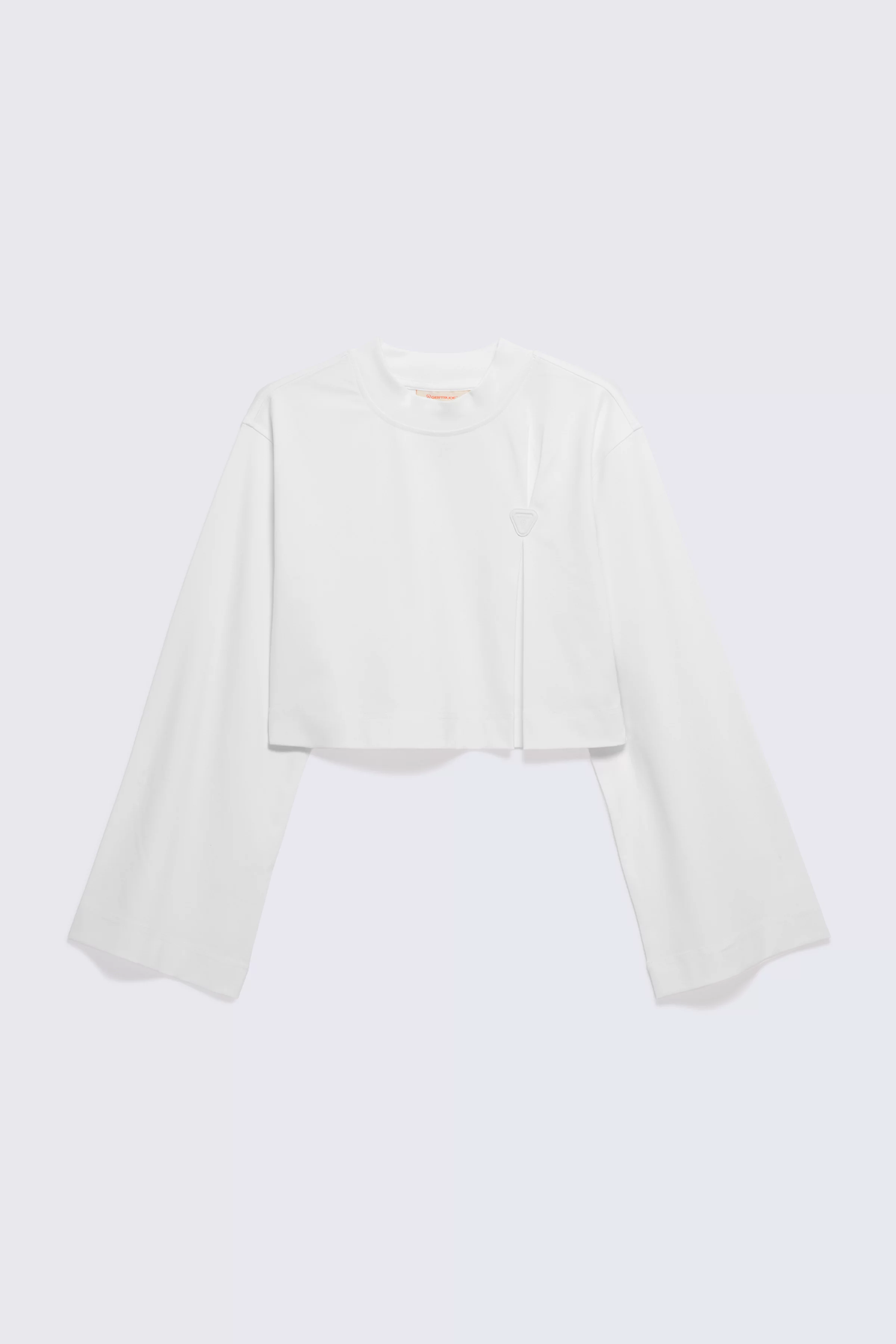 T-shirt technique cropped Ava blanc femme - - Gertrude