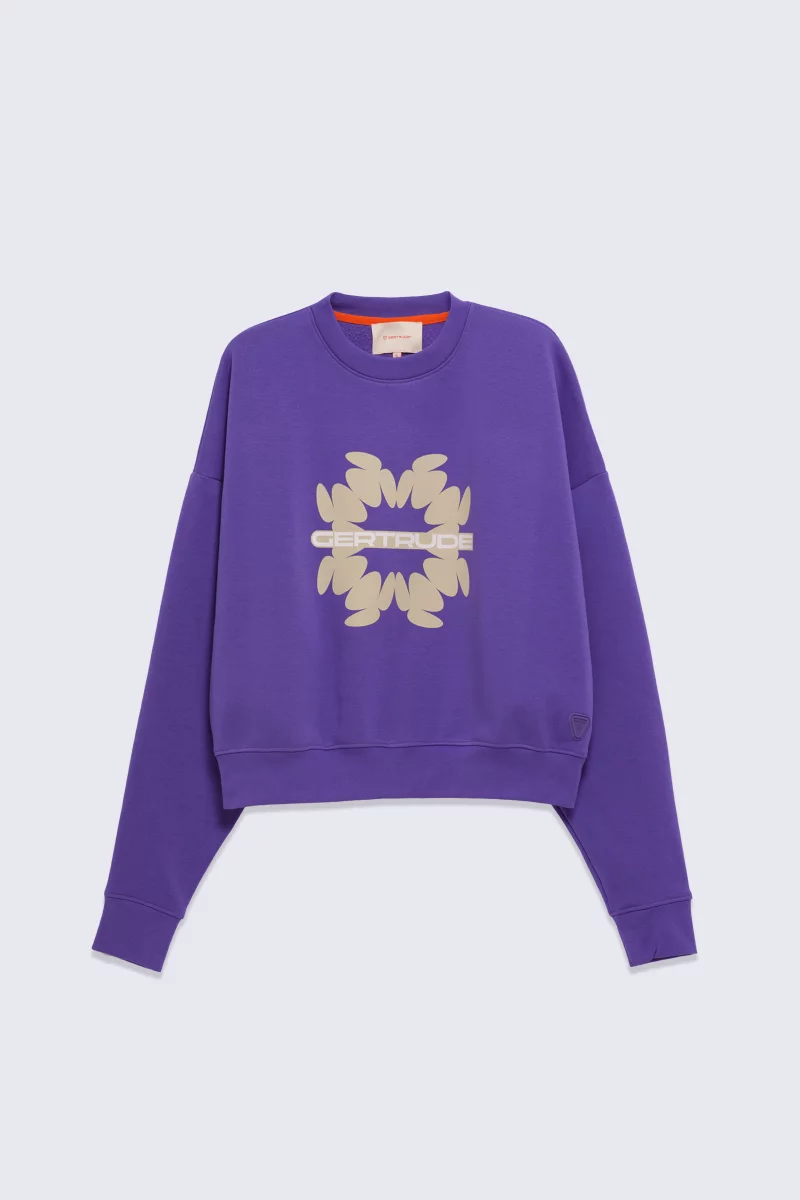 Cath Splash women's sweatshirt with contrasting printed logo - Gertrude