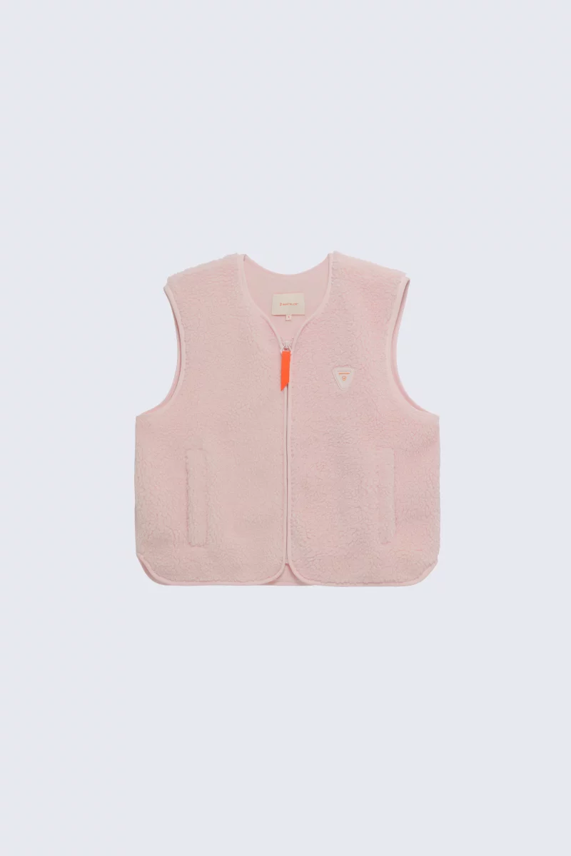 Veste polaire sans manches et zipée Saki poudre homme - - Gertrude