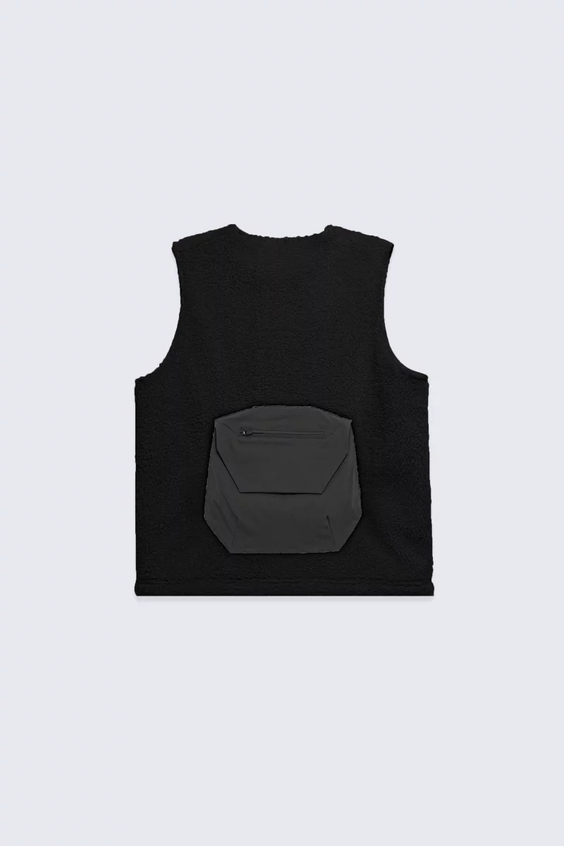 Veste en polaire sans manches Sakae black homme - - Gertrude