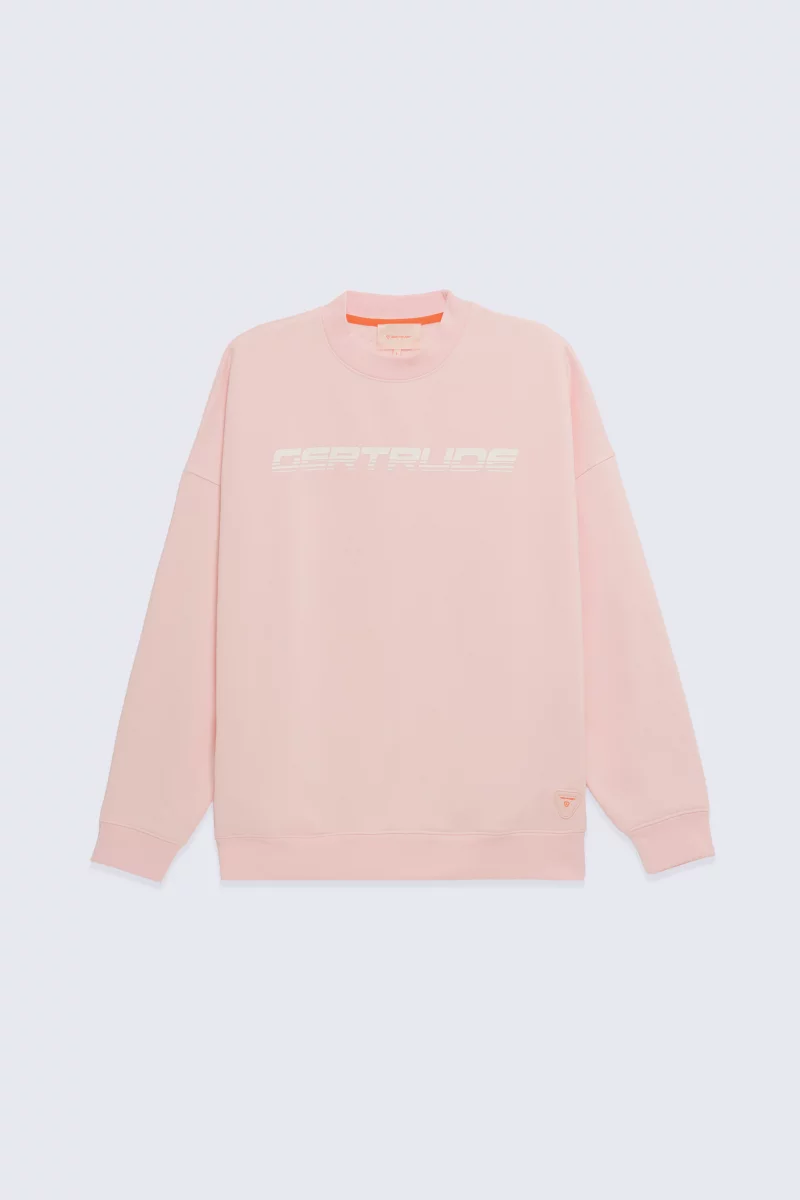 Ruben Speedy powder men's oversized round neck sweatshirt - Gertrude