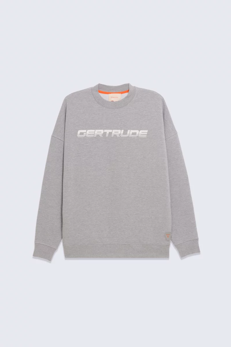 Sweat oversize col rond Ruben Speedy chiné homme - - Gertrude