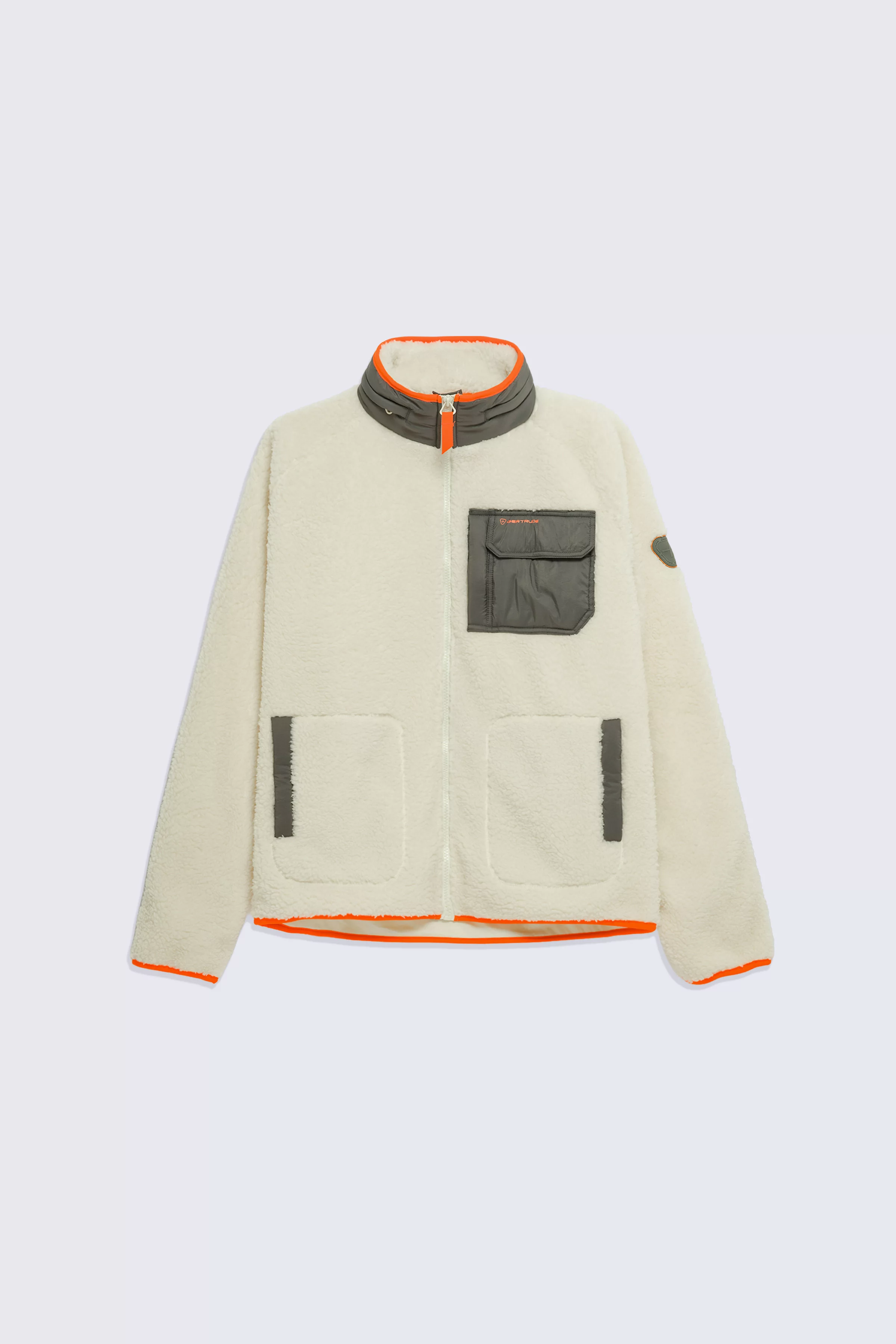 Veste technique mixte en polaire Ramzi crème - Gertrude