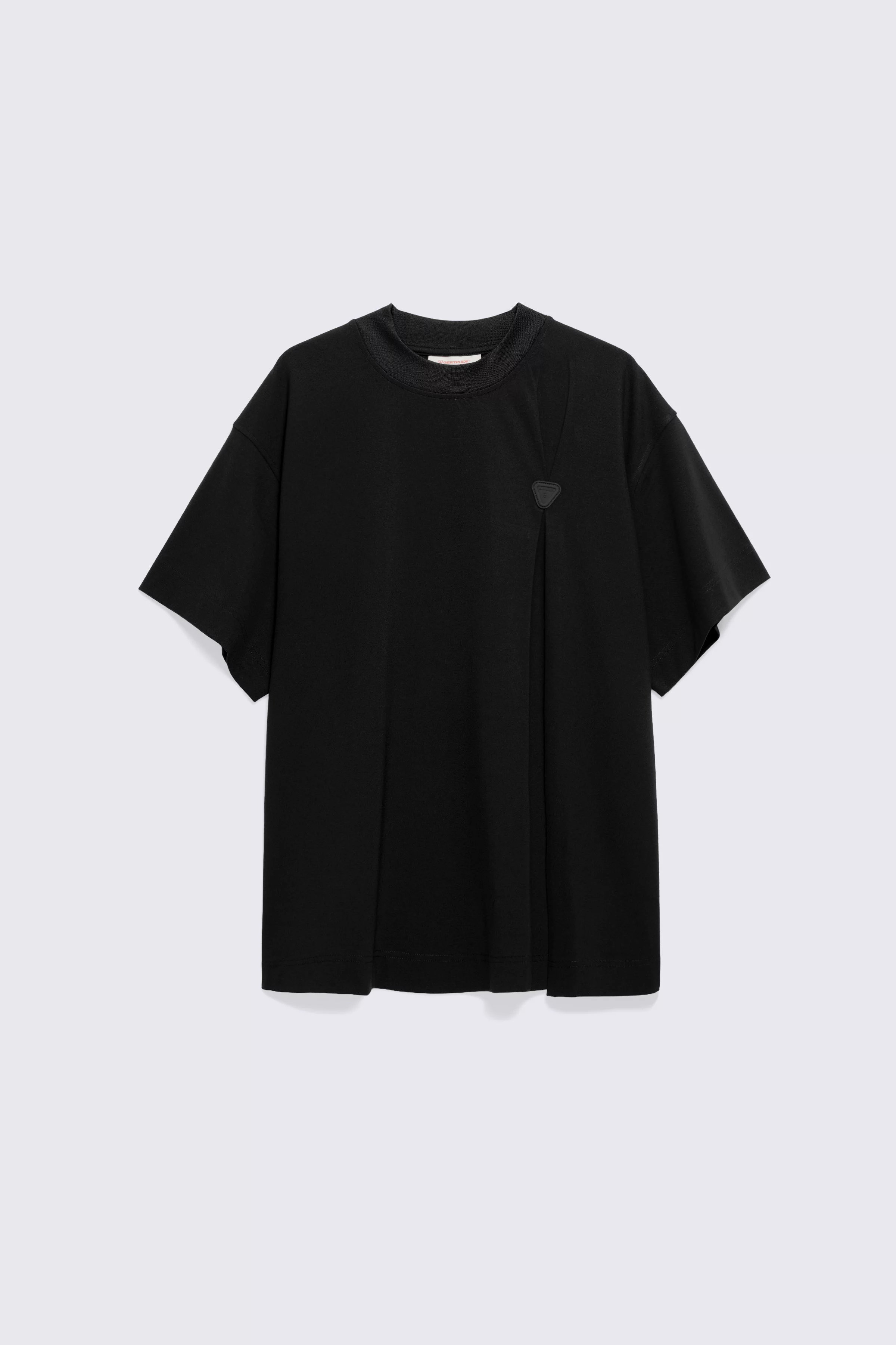 T-shirt technique long et ample Lya black femme - - Gertrude