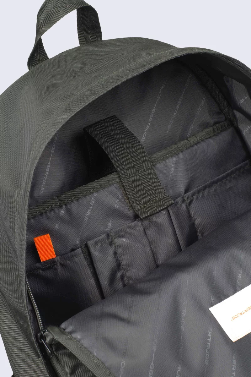 Carter Khaki Multifunctional Backpack with Pockets - Gertrude