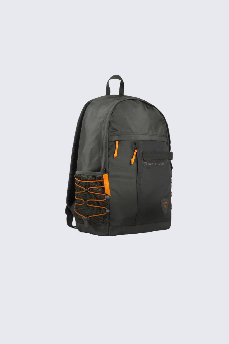 Carter Khaki Multifunctional Backpack with Pockets - Gertrude