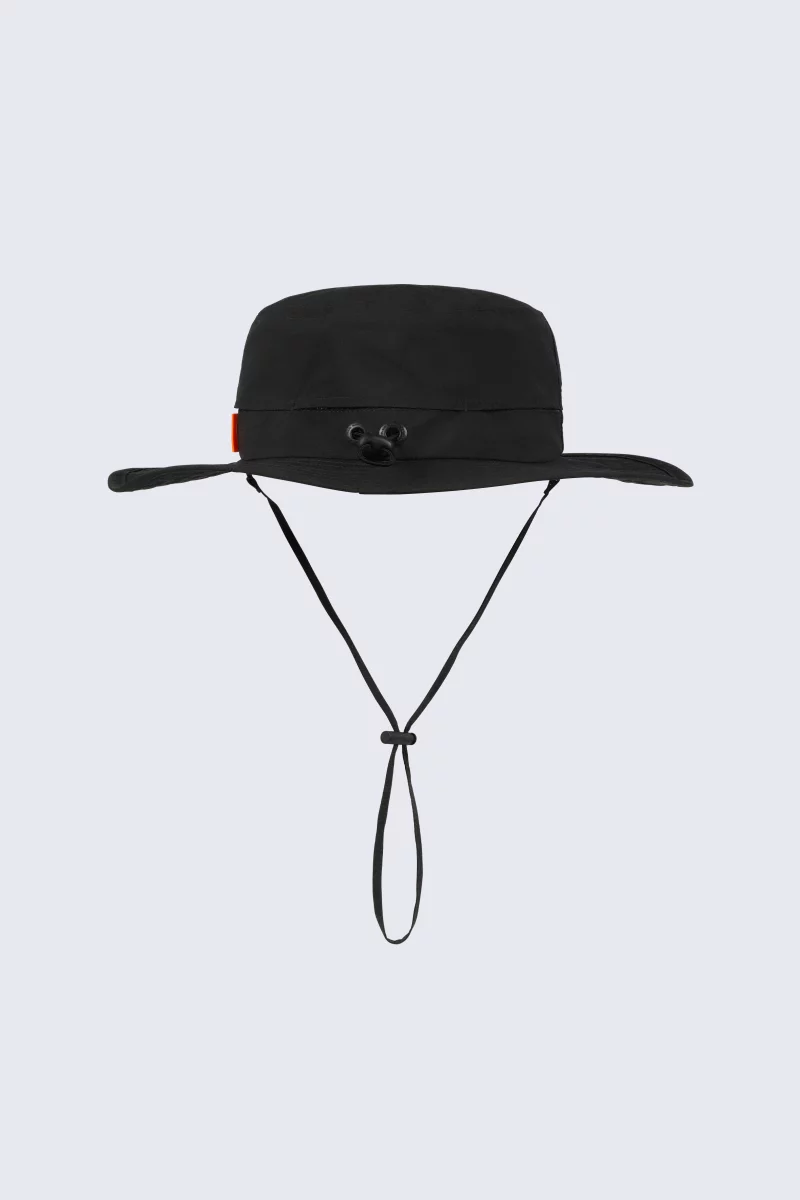 Jeff Gertrude unisex ripstop beanie with embossed logo and contrasting patch