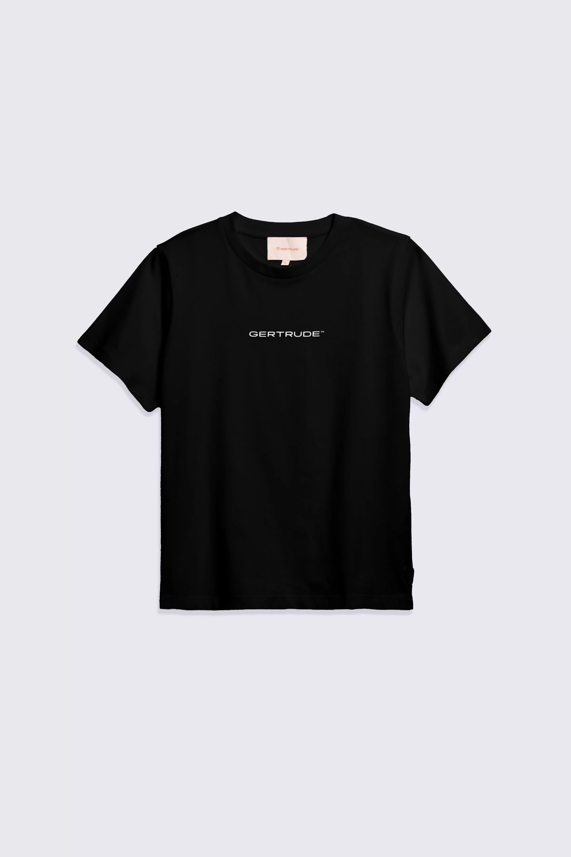 Leopoldine women's short-sleeved cotton T-shirt in black - Gertrude