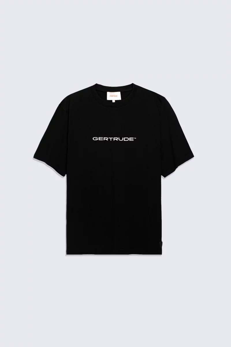 T-shirt en coton à manches courtes Leonce black homme - - Gertrude