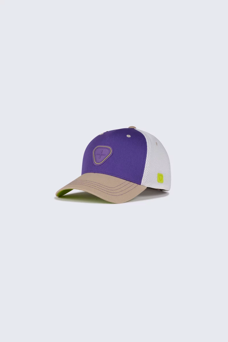 Unisex cap with Billy2Tones pansy/suede patch - Gertrude