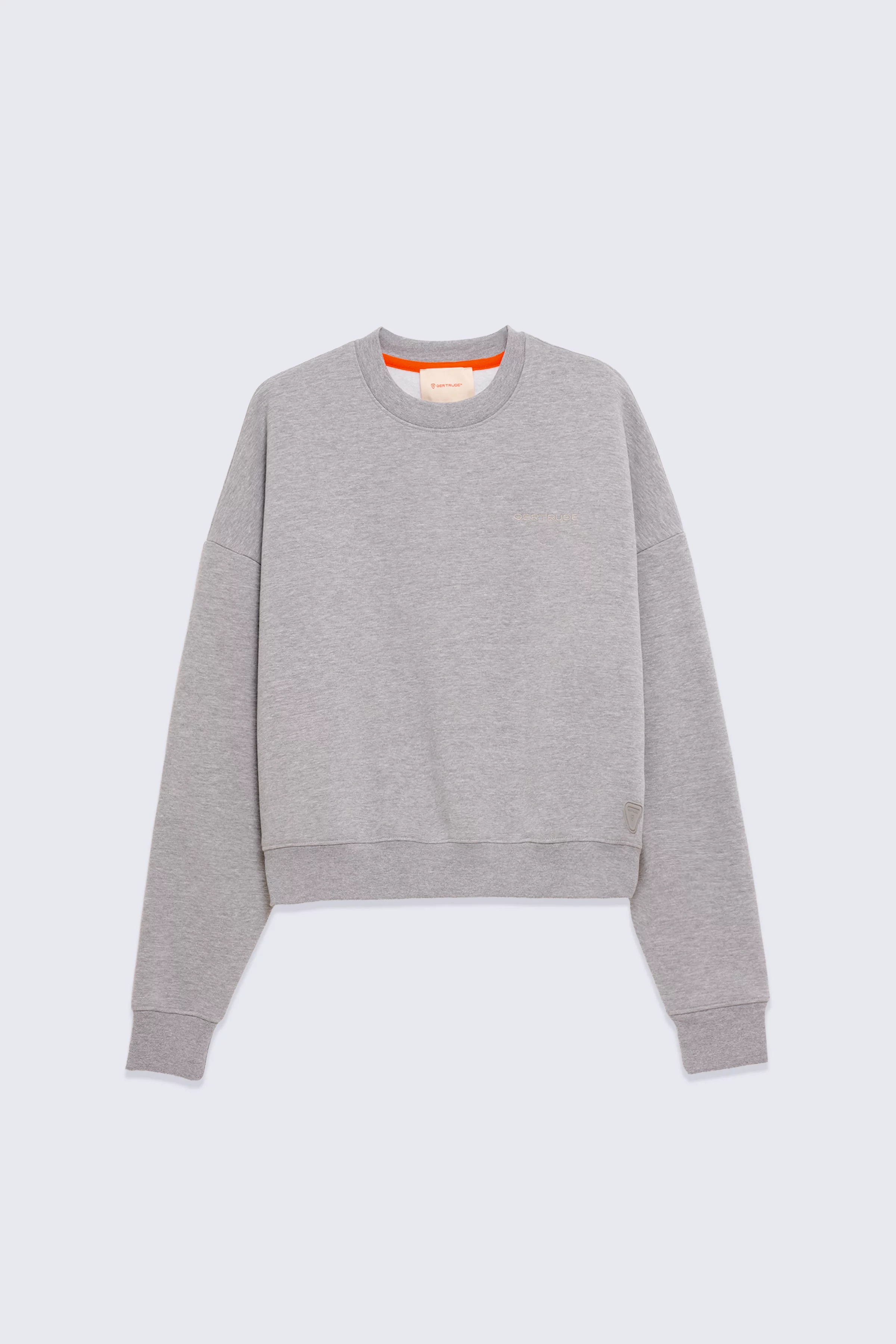 Women's Cath Heathered Oversized Cropped Sweatshirt - Gertrude