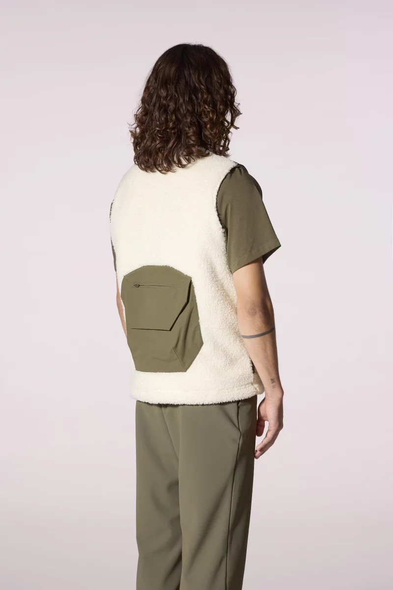 Veste en polaire sans manches Sakae crème homme - - Gertrude Veste en polaire sans manches Sakae crème homme - - Gertrude