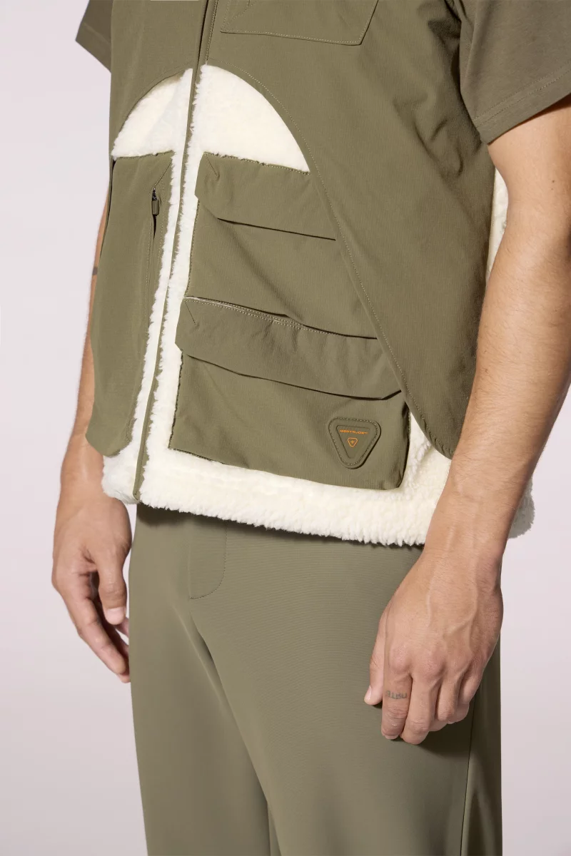 Veste en polaire sans manches Sakae crème homme - - Gertrude Veste en polaire sans manches Sakae crème homme - - Gertrude