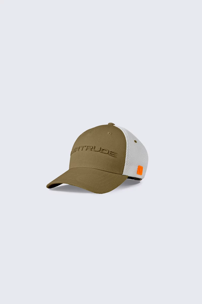 Casquette mixte brodée Benja khaki - - Gertrude