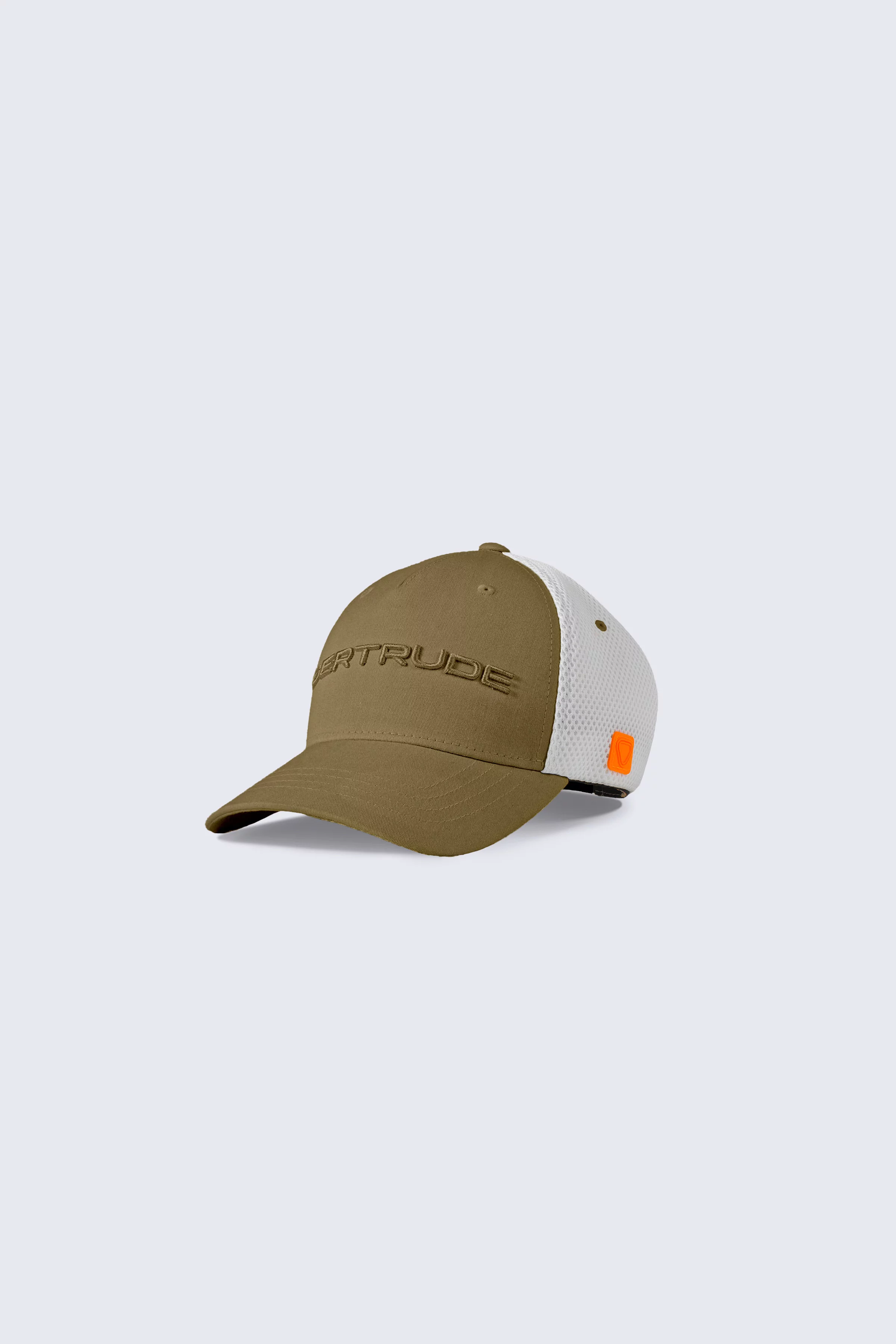 Benja unisex embroidered khaki cap - Gertrude