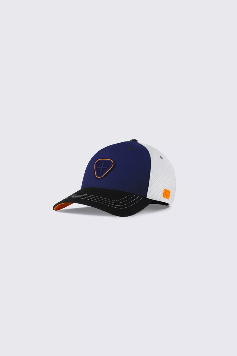 Casquette mixte avec patch Billy2Tones navy/orange - - Gertrude