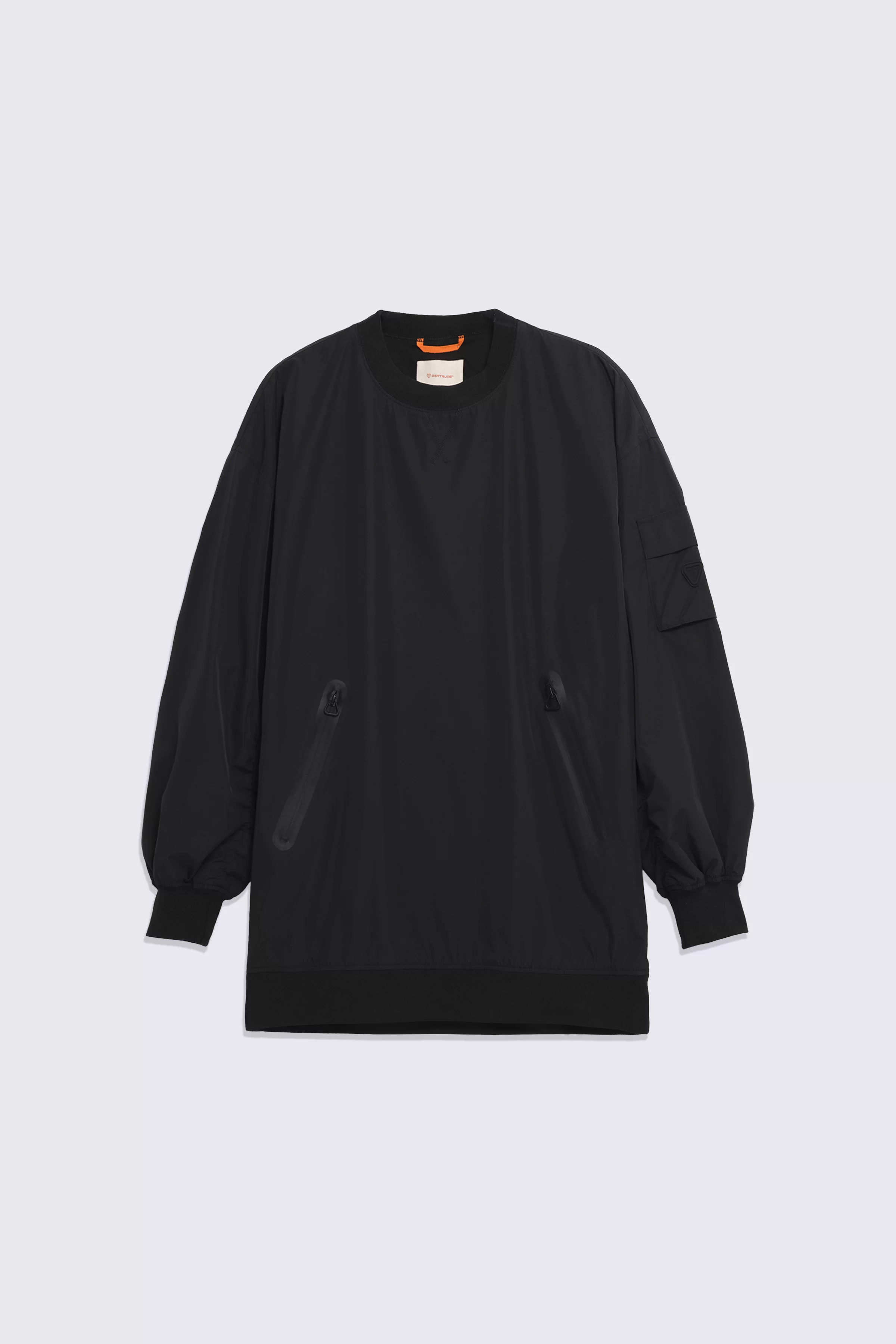 Robe style bomber col rond Babette black femme - - Gertrude