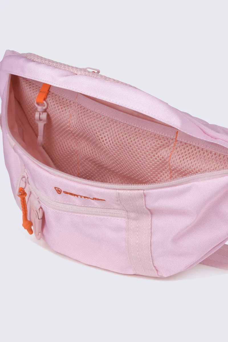 Pitou powder-colored nylon mixed banana bag - Gertrude