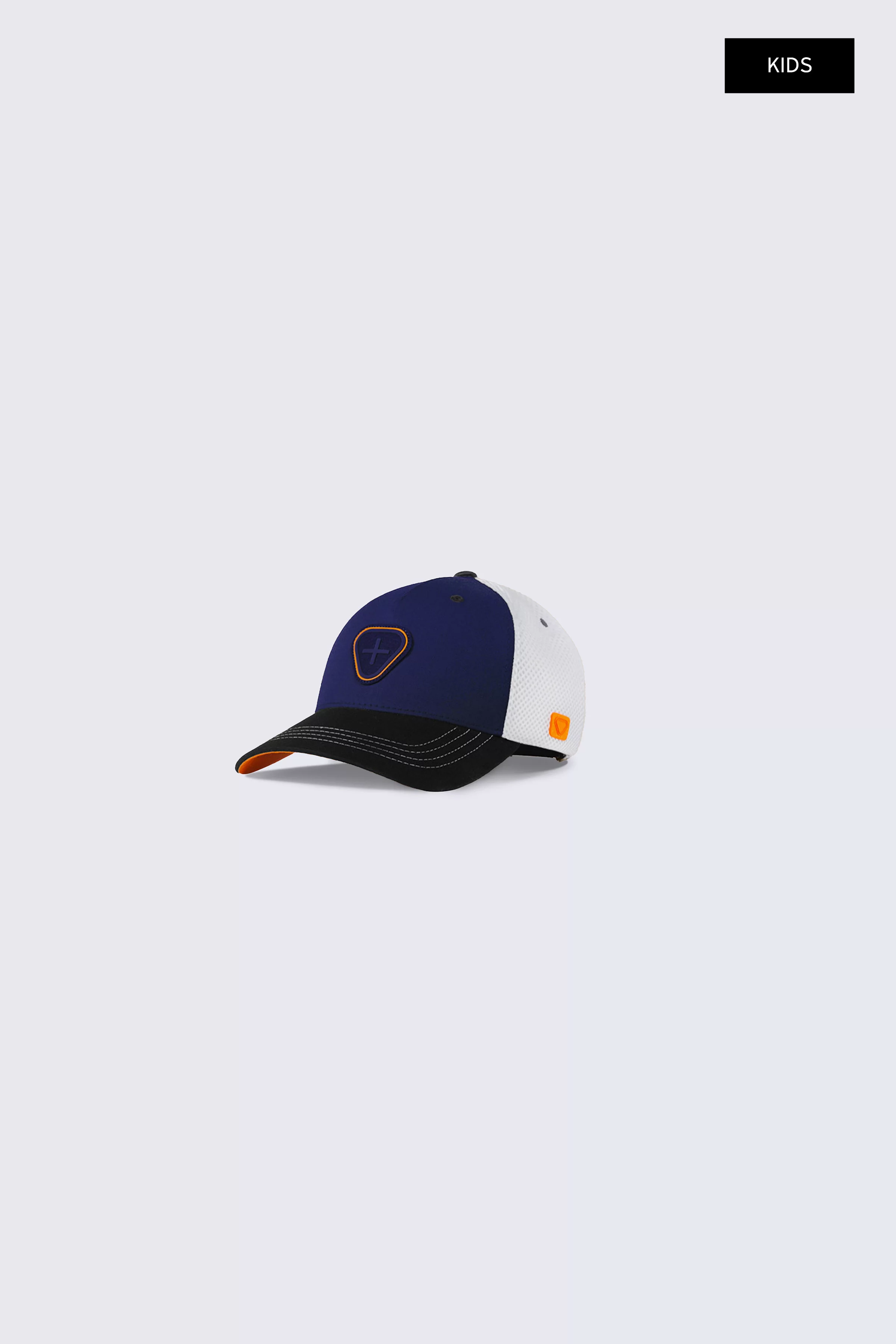 Casquette enfant avec patch Little Billys enfant navy/orange - - Gertrude