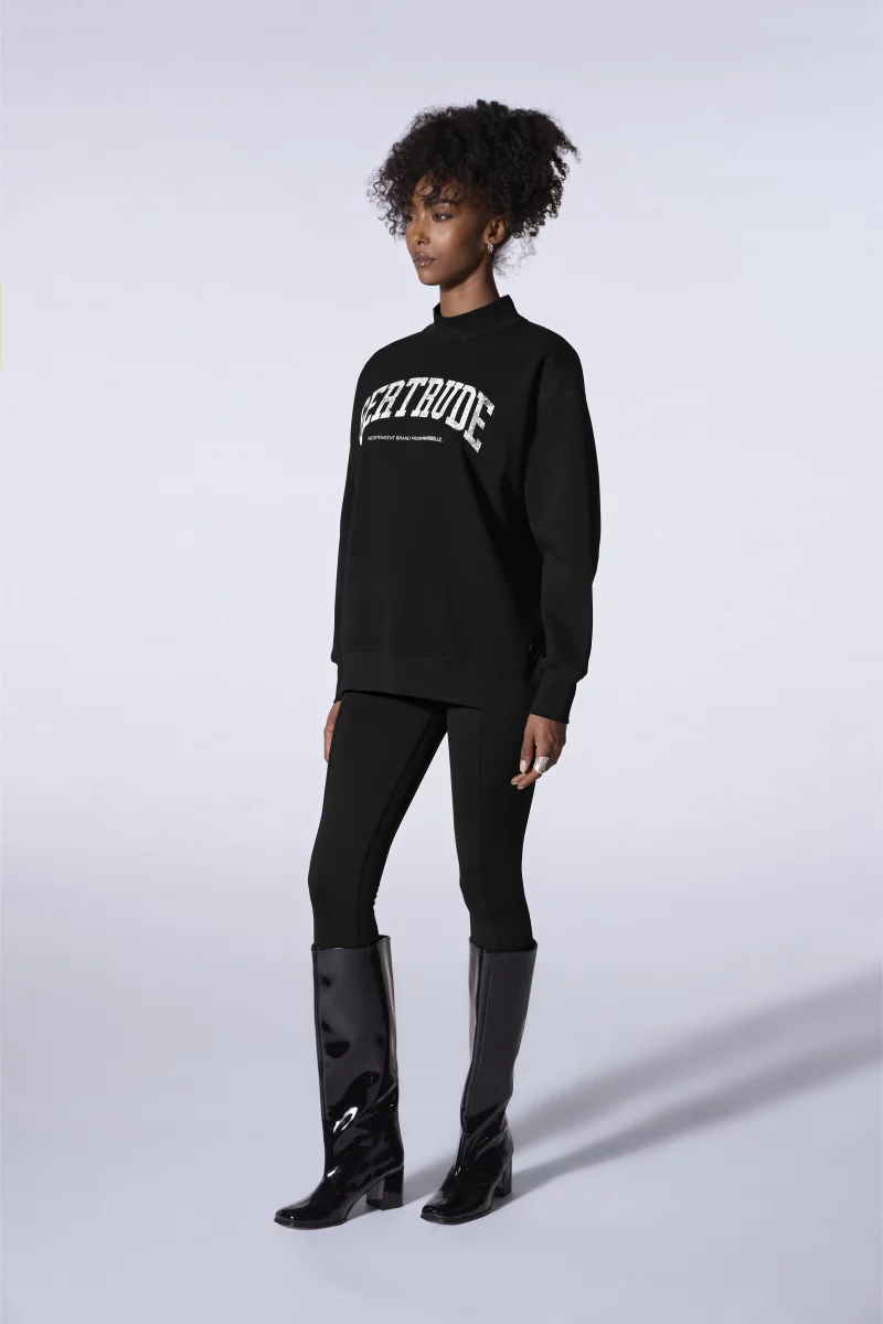 ADRIANNA COLLEGE oversized sweatshirt in soft fleece with vintage print ADRIANNA COLLEGE oversized sweatshirt in soft fleece with vintage print
