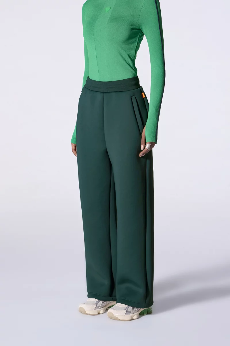 Pantalon jogging mixte en maille scuba Cardi foret - - Gertrude