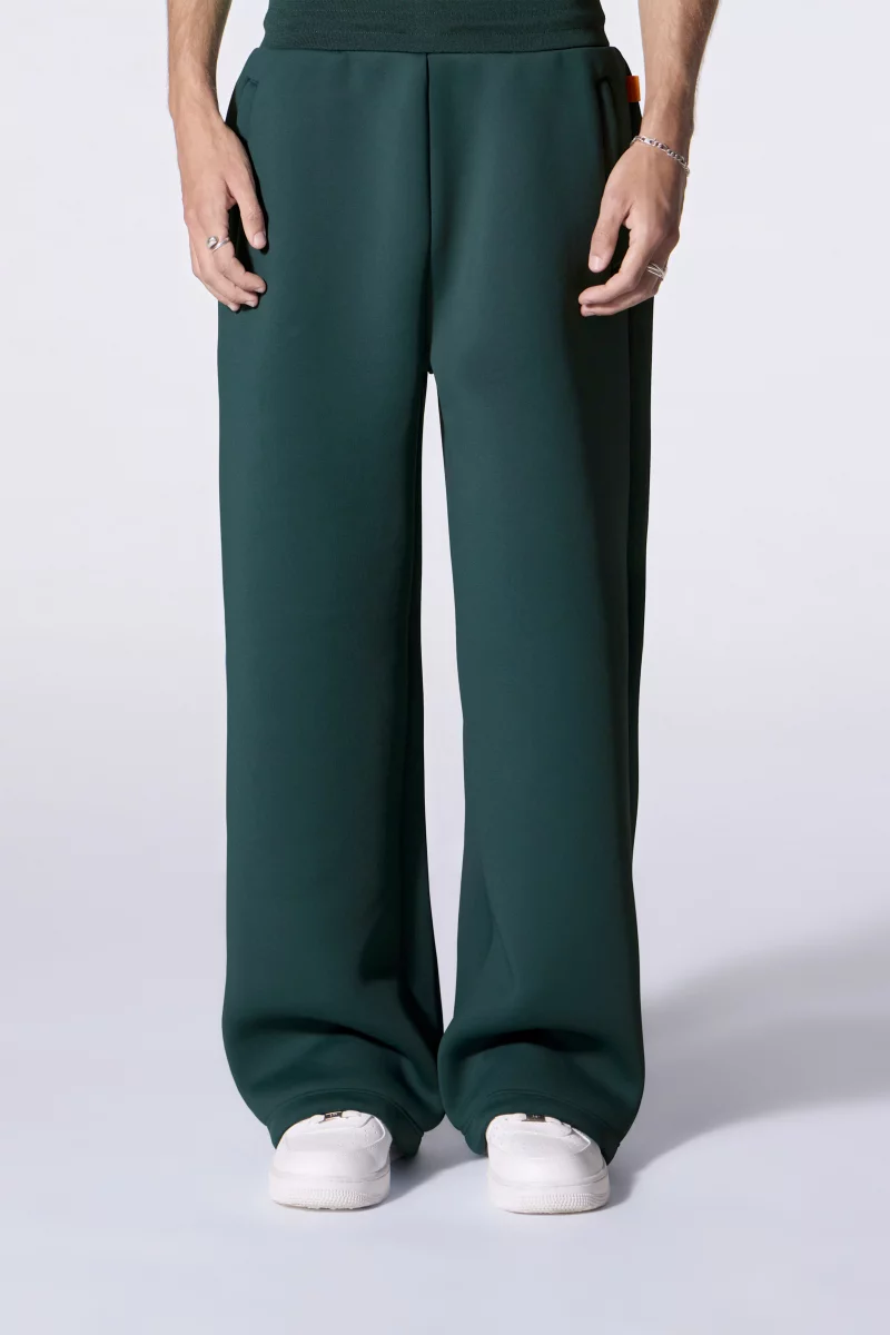 Pantalon jogging mixte en maille scuba Cardi foret - - Gertrude