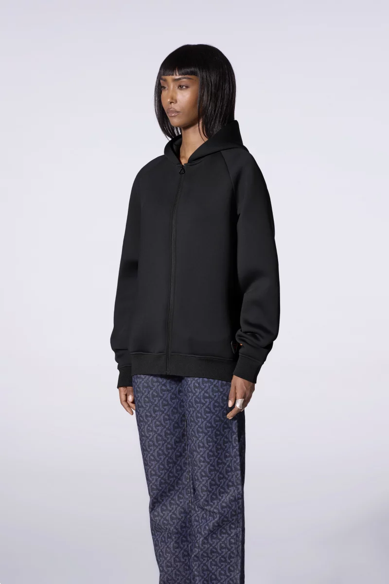 Gertrude Melvin Black Unisex Scuba Knit Hoodie Gertrude Melvin Black Unisex Scuba Knit Hoodie
