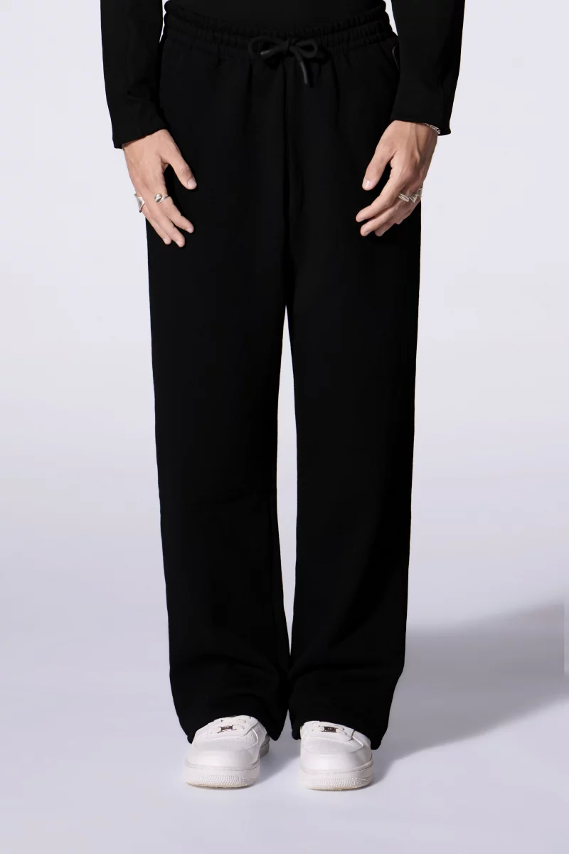 Pantalon jogging mixte à coupe ample Robbie black - Gertrude