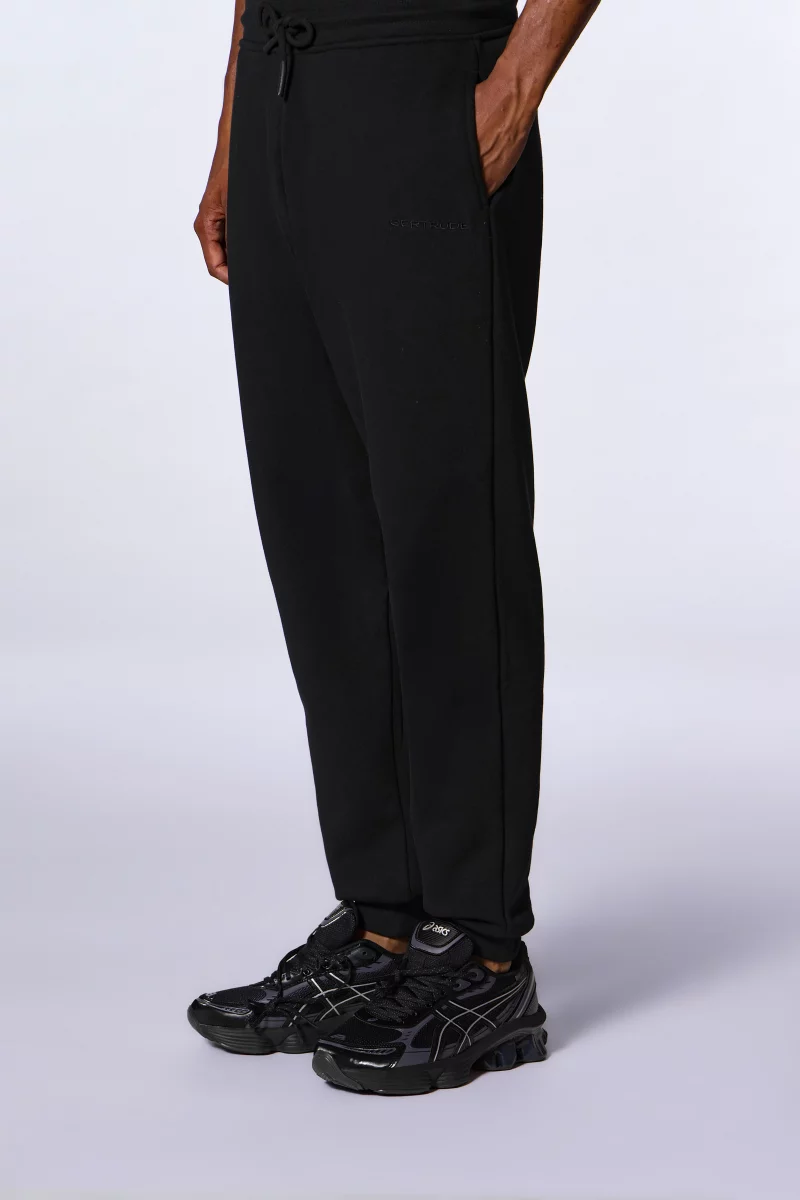Mixed jogging pants Marvin black - Gertrude