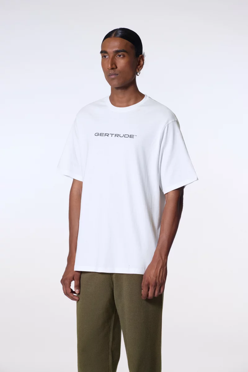 Leonce Optic White Men's Short-Sleeve Cotton T-Shirt - Gertrude