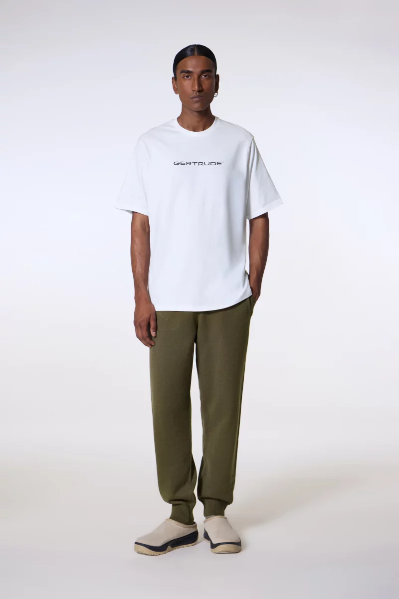Leonce Optic White Men's Short-Sleeve Cotton T-Shirt - Gertrude