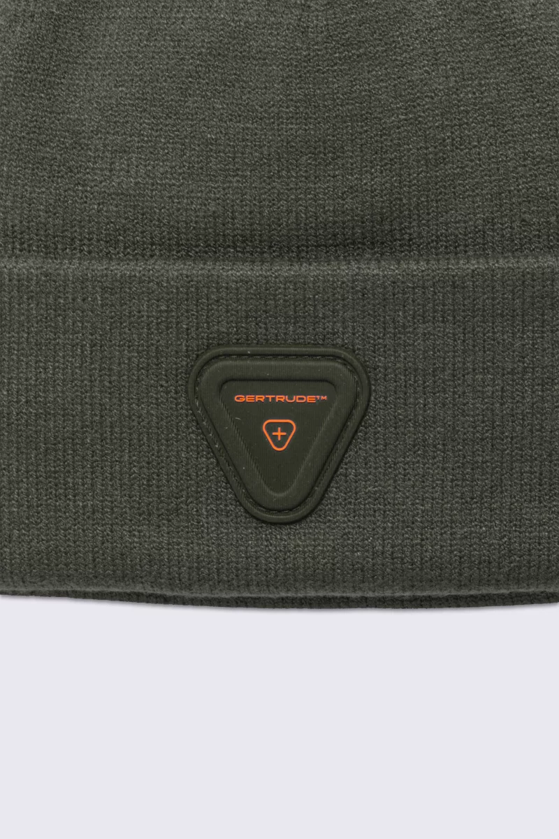 Jad khaki unisex knit beanie - Gertrude Jad khaki unisex knit beanie - Gertrude