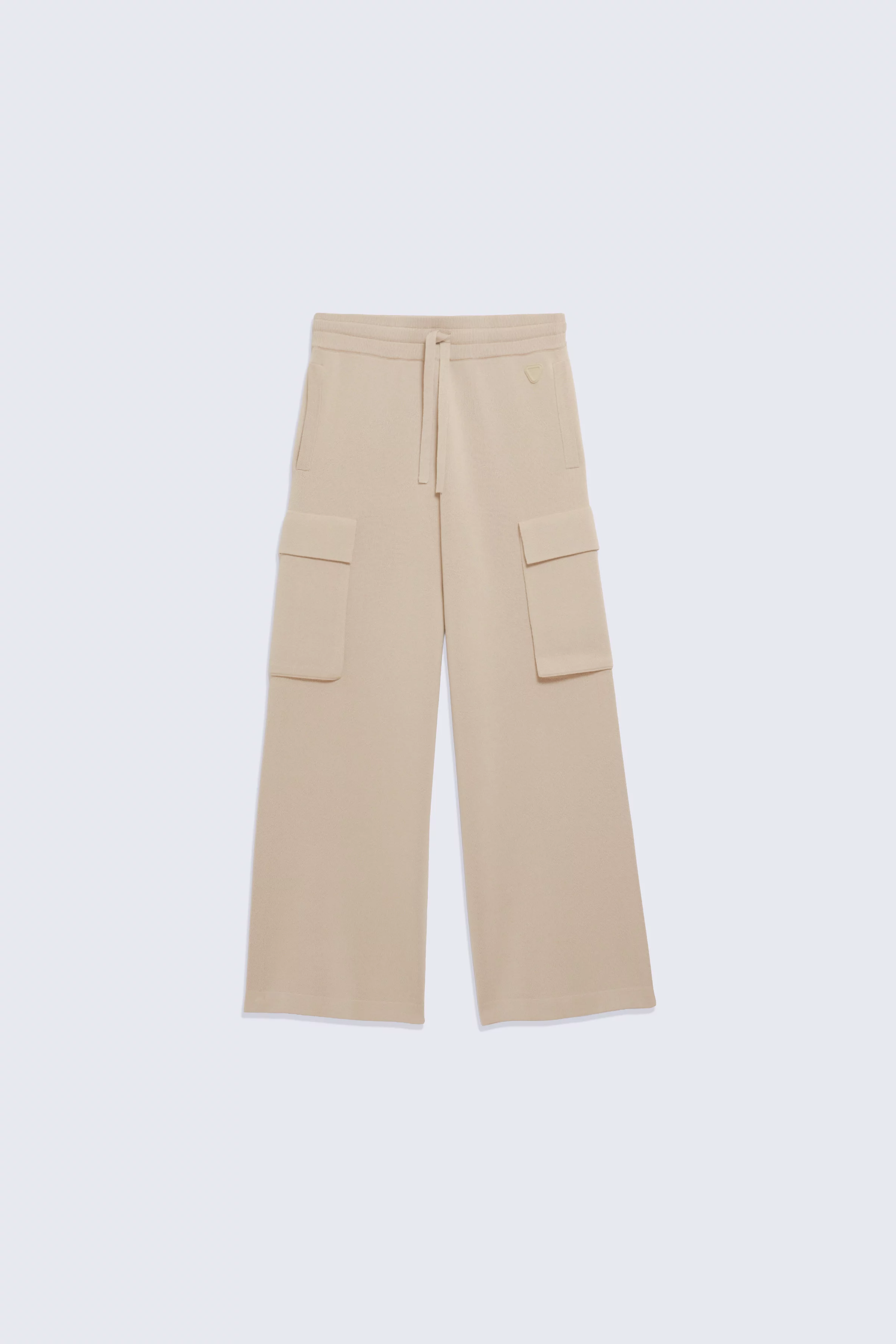 Alpha suede cargo knitted pants - Gertrude