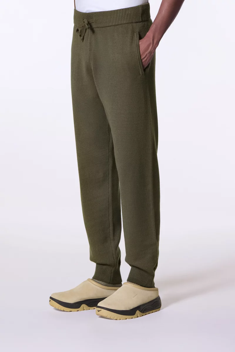 Maxime khaki unisex knit jogging pants - Gertrude