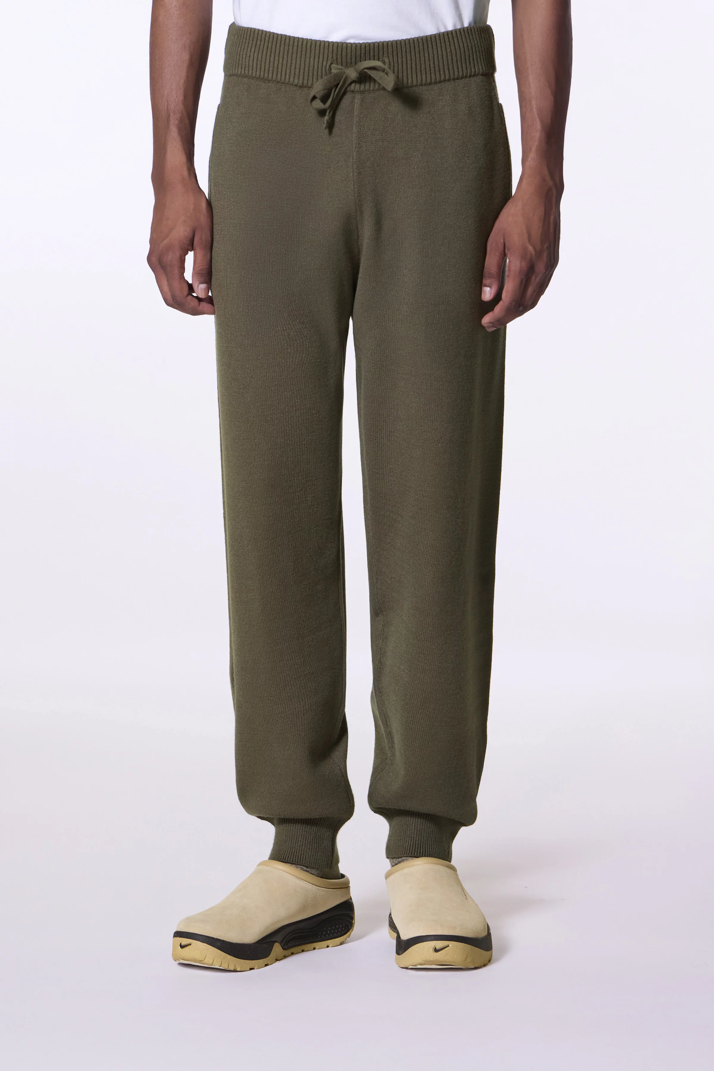 Pantalon jogging mixte en maille Maxime khaki - Gertrude