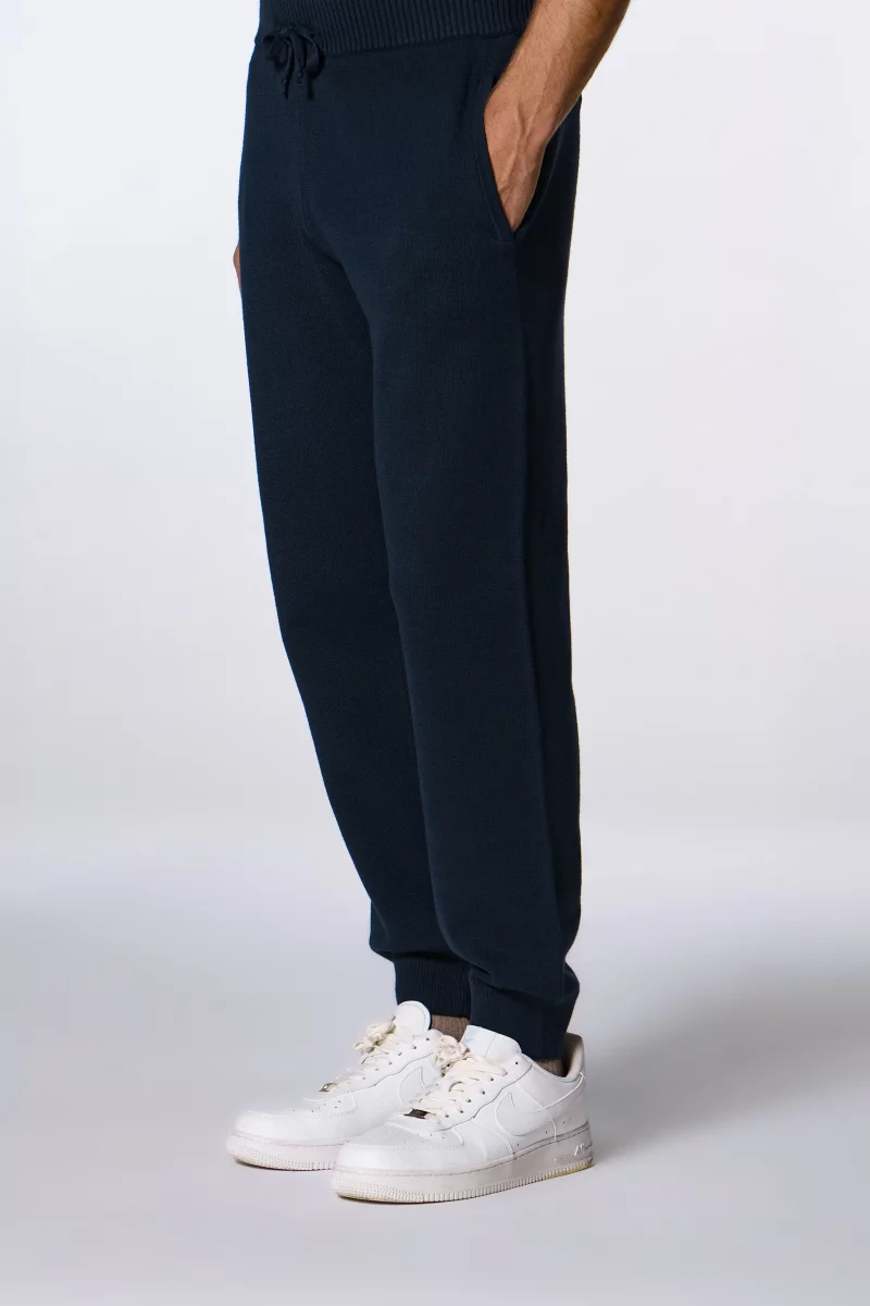 Pantalon jogging mixte en maille Maxime night - Gertrude Pantalon jogging mixte en maille Maxime night - Gertrude