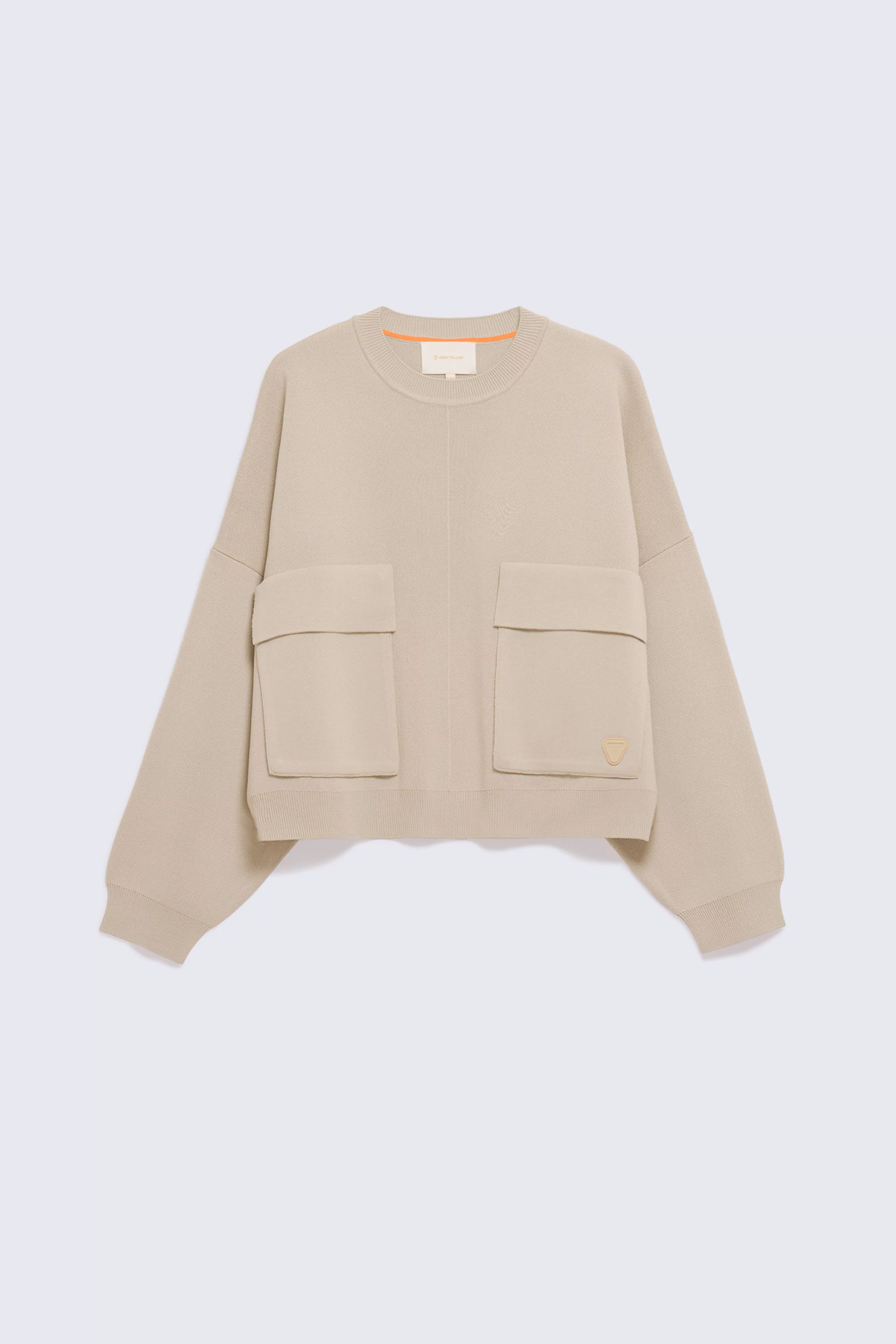 Women's Chandler Suede Puff Sleeve Knit Sweater - Gertrude