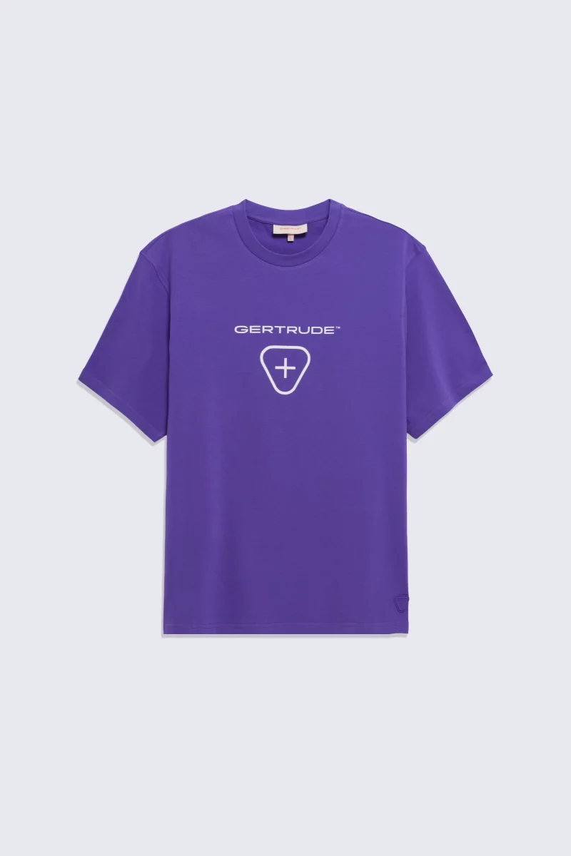 T-shirt en coton à manches courtes Leonce Logo pensee homme - - Gertrude