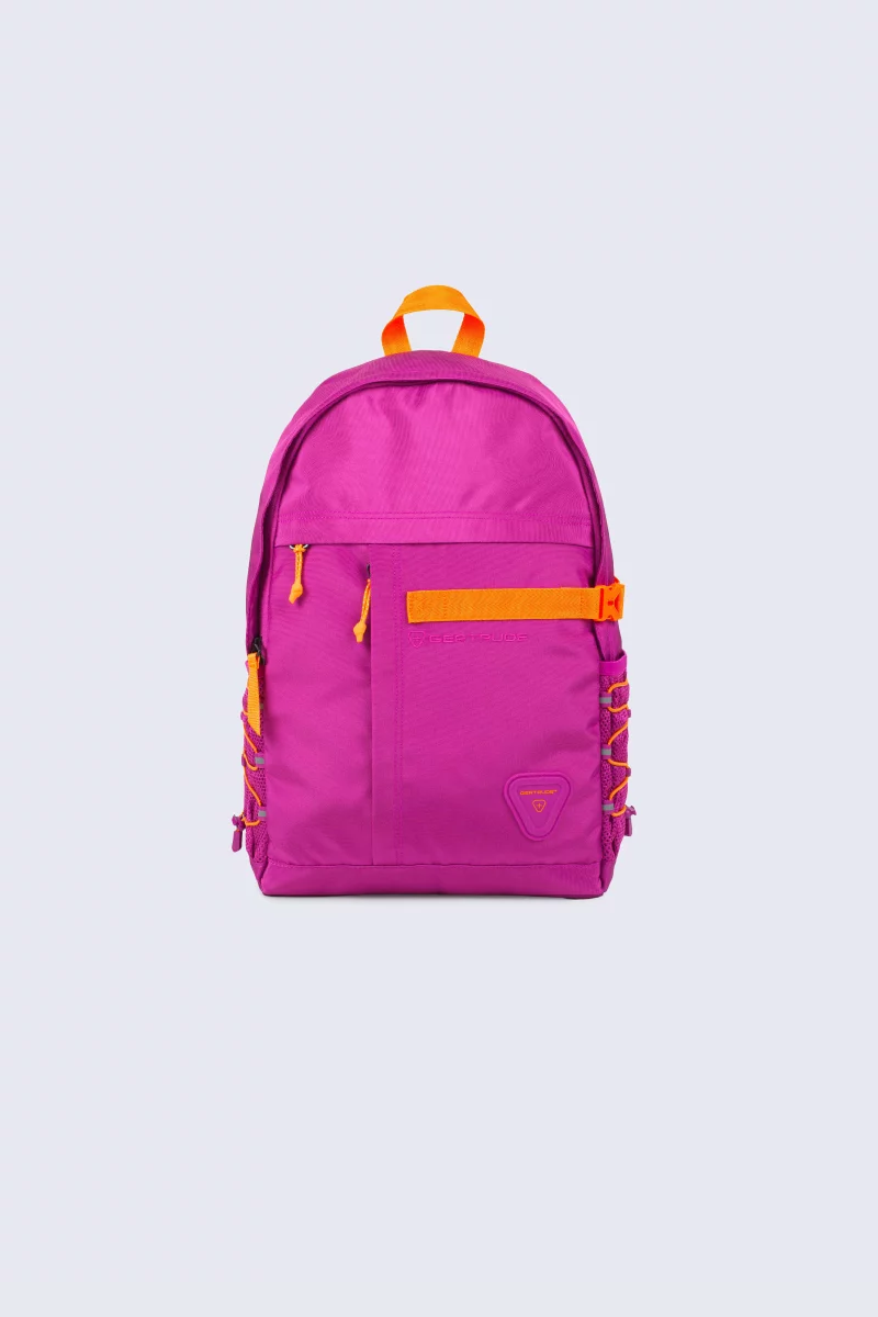Carter fuchsia multi-functional backpack with pockets - Gertrude