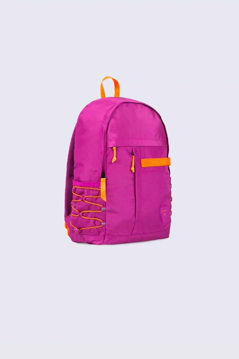 Carter fuchsia multi-functional backpack with pockets - Gertrude