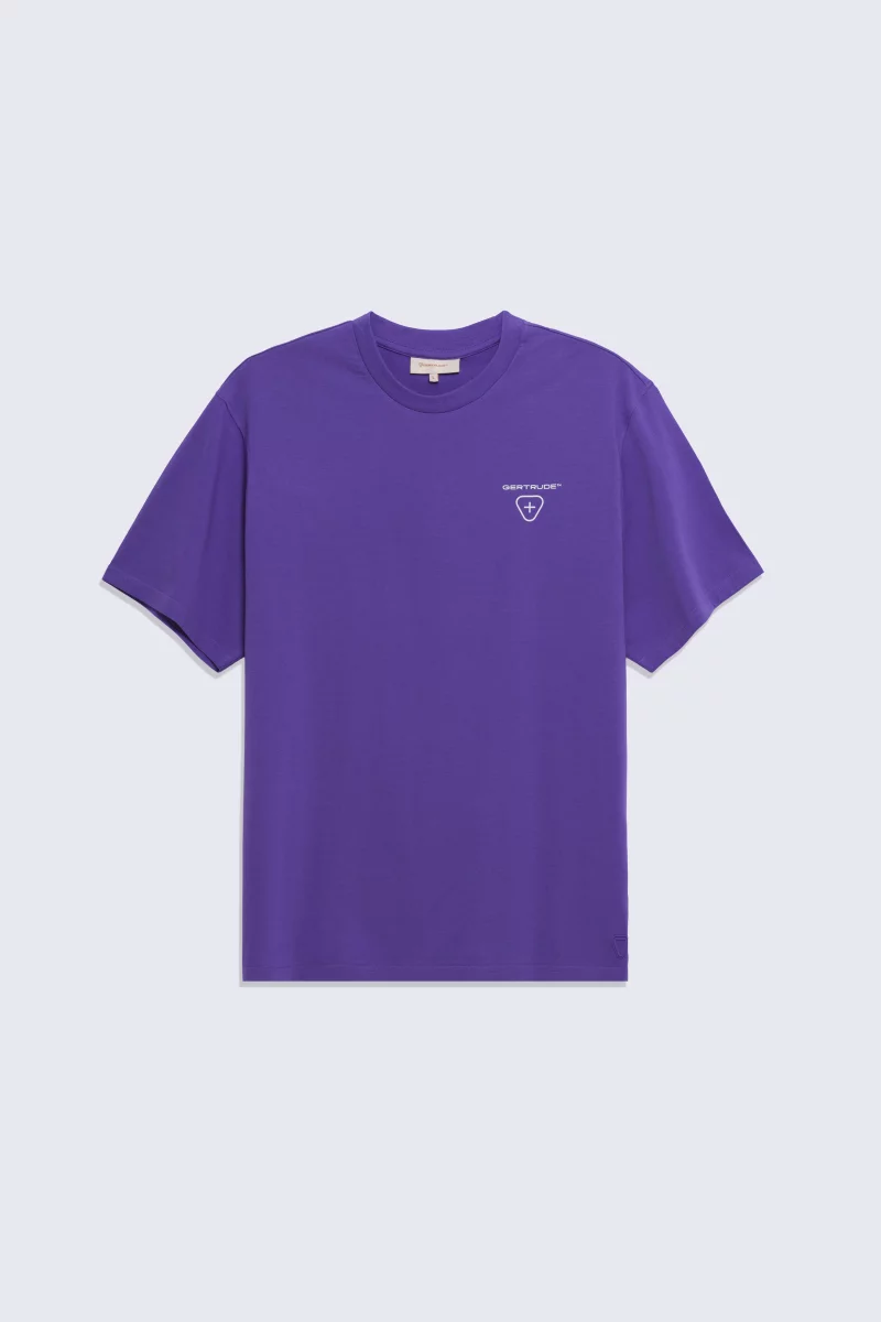 Leonce Speedy men's cotton T-shirt with graphic print on the back - Gertrude